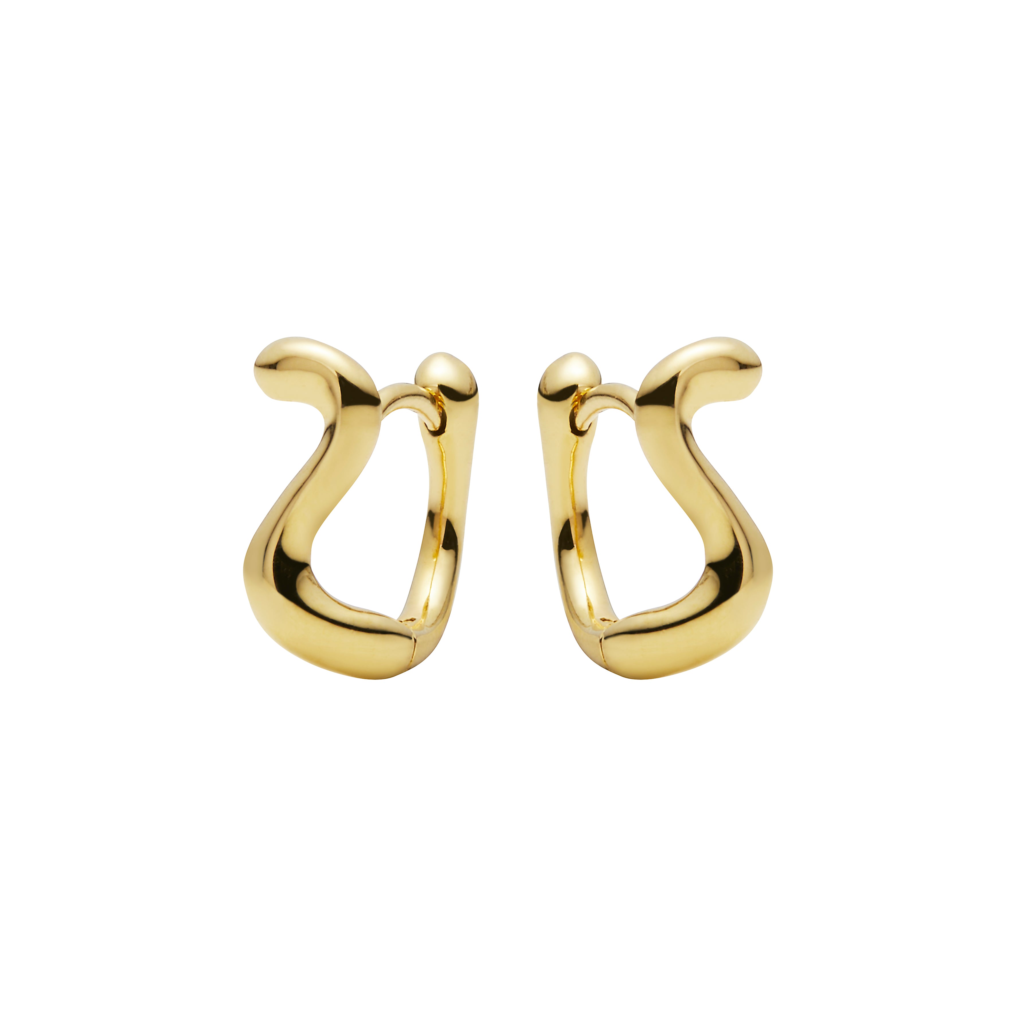 Lotus 7 Huggie hoop - forgyldt